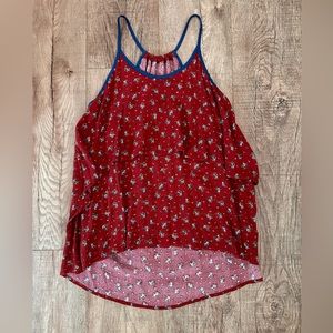 Harlowe & Graham Floral Boho Sleeveless Top Size XS